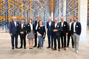 A topping out ceremony was recently held with partner companies and representatives of the German town of Völklingen to celebrate the successful construction progress of the new STIHL central warehouse.