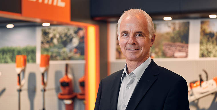 Clemens Schaller, the managing director of STIHL Tirol GmbH
