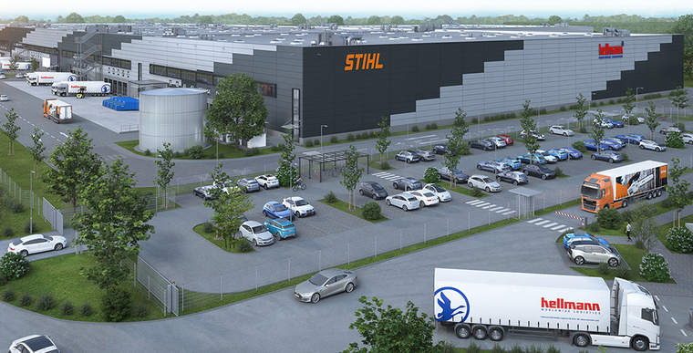 New central warehouse in Völklingen